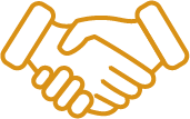 pictogramme d'un serrage de main